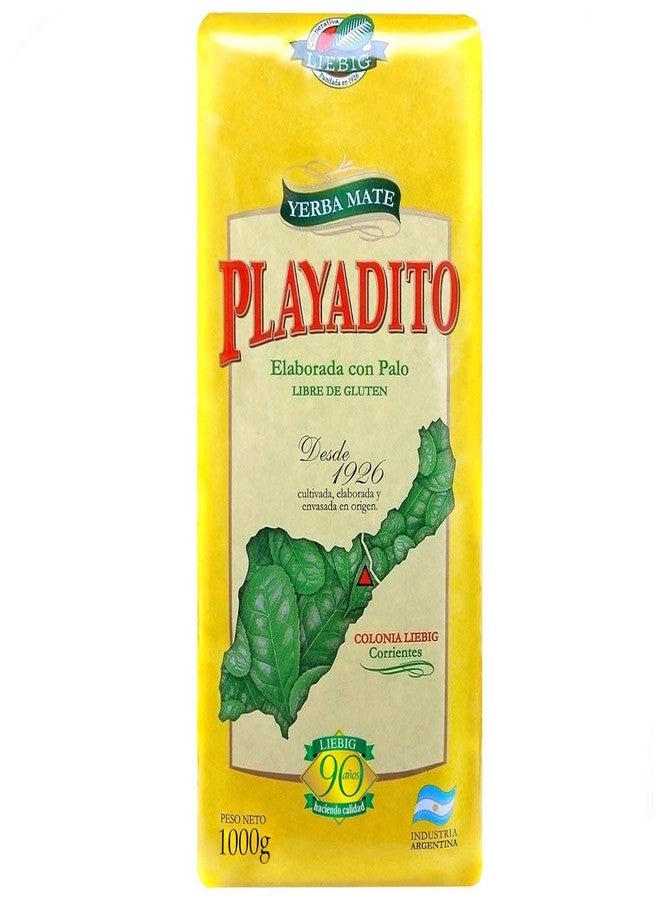 Playadito Yerba Mate Playadito 1000g - PACK OF 3 - Image 1