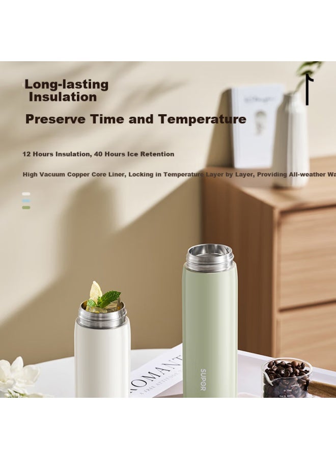 Supor Insulated Cup 316l Stainless Steel Student Water Cup Portable Outdoor Travel Cup Holiday Gift Kcv45bc10 - Image 3