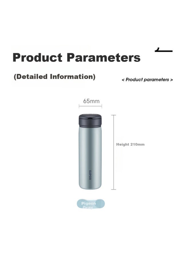 Supor Insulated Cup 316l Stainless Steel Student Water Cup Portable Outdoor Travel Cup Holiday Gift Kcv45bc10 - Image 5