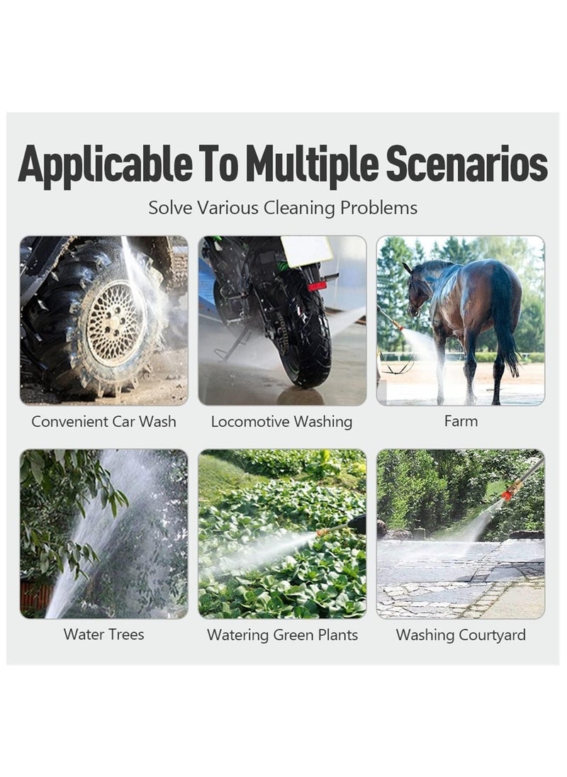 shopi.ae - 48V Cordless High-Pressure Water Sprayer – Portable Electric Washer Gun for Car Washing, Floor Cleaning & Garden Watering with 5M Range (1 Battery Included) - Image 1