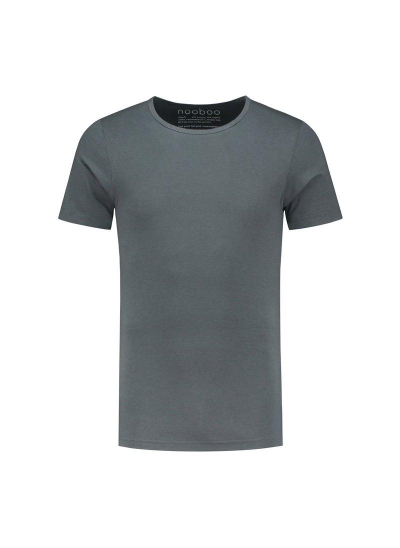 Nooboo Luxe Bamboo Men T-Shirt Dark Grey - XL