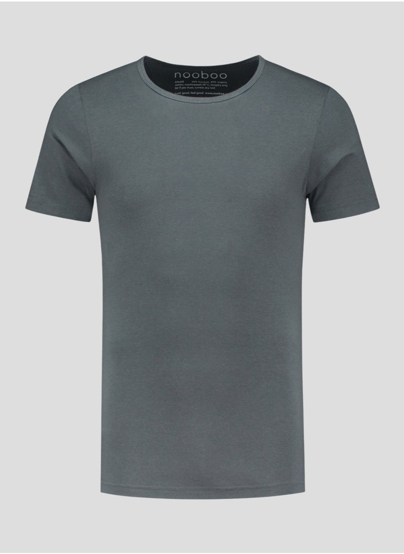 Nooboo Luxe Bamboo Men T-Shirt Dark Grey - XL