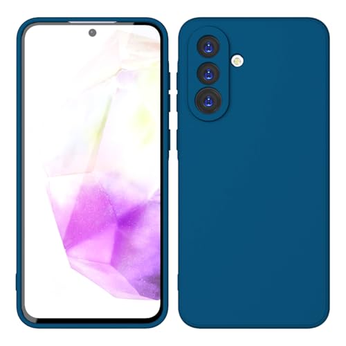 Kapa Matte Protective Lens Flexible Back Cover for Samsung Galaxy A36 | Slim Silicone with Soft Lining Shockproof Full Body Bumper Case (Blue) - Image 5