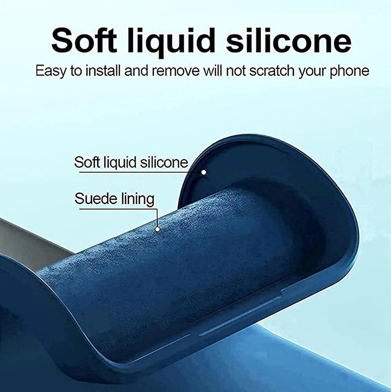 Kapa Matte Protective Lens Flexible Back Cover for Samsung Galaxy A36 | Slim Silicone with Soft Lining Shockproof Full Body Bumper Case (Blue) - Image 3