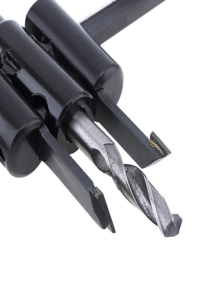 uptodateproducts مجموعة أدوات قطع ثقوب دائرية للخشب من نوع الطائرات، مصنوعة من سبائك فولاذية قابلة للتعديل، بقطر 30-300 مم، مزودة بريشة مثقاب لاسلكية بقطر 8 مم. - Image 5