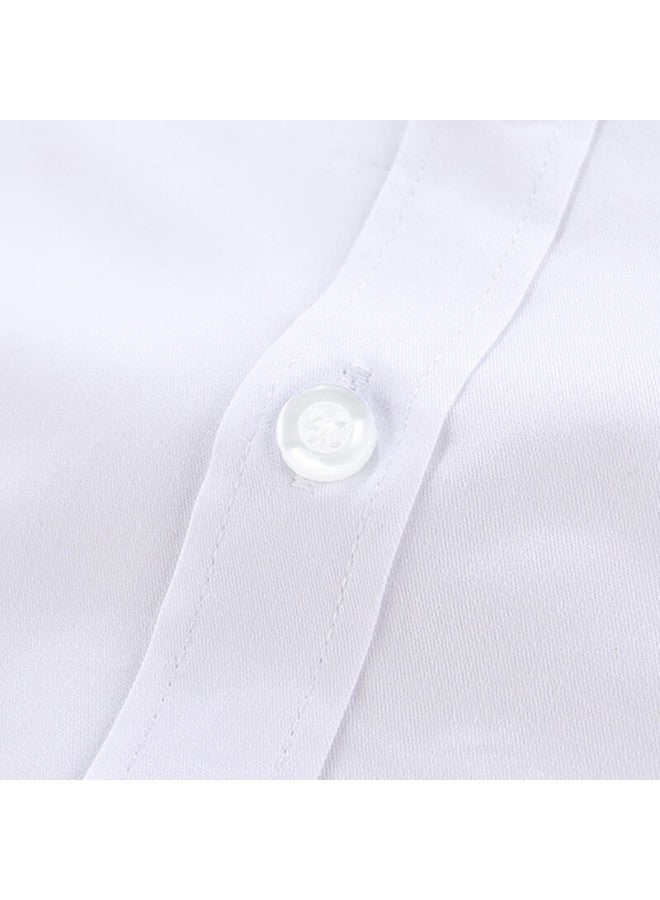 Luobobeibei Children's White Long Sleeve Shirt Boys Suit Shirt Bow Tie Host Piano Performance Outfit L1y1 140 - Image 4