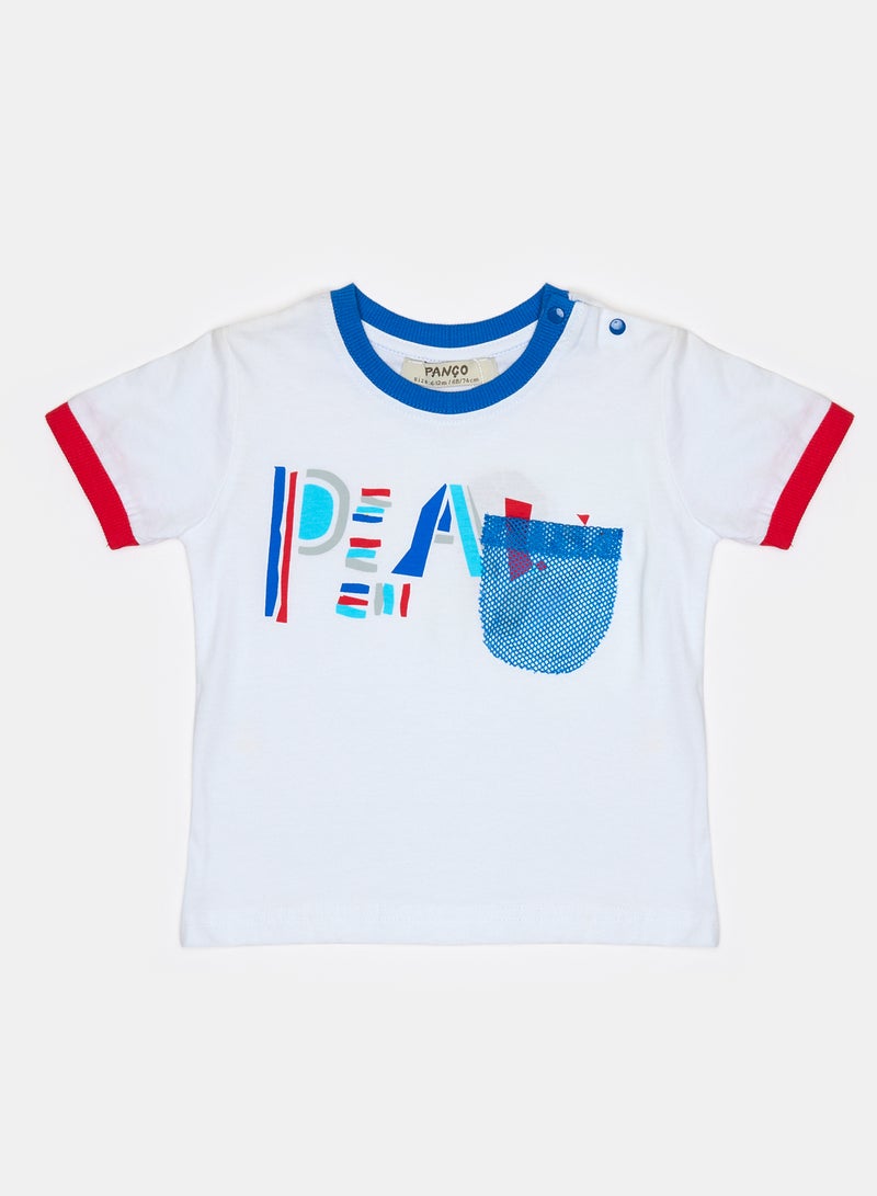 Panco Baby Boys CHANGE THE GAME Crew Neck T-shirt - Image 1