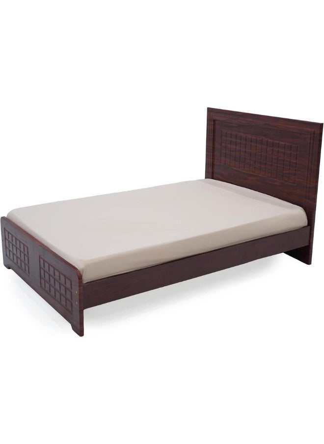 ALWASIT HOME ALWASIT Home Wodden 150X190 Single size Bed| Sturdy Modern Design Wooden Double Bed Frame Furniture| Quiet & Comfortable Beds  - Image 2