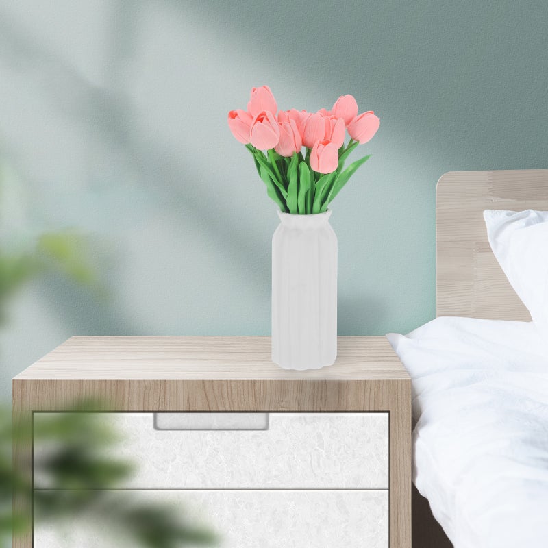 🏠 باقة زهور صناعية واقعية لتزيين حفلات الزفاف متينة وطويلة الأمد - Image 5