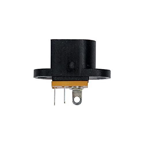 Electronicspices Electronic Spices 10pcs 5.5mm x 2.0mm DC Power Jack Socket 3 Pin Female Panel Mount Connector - Image 3