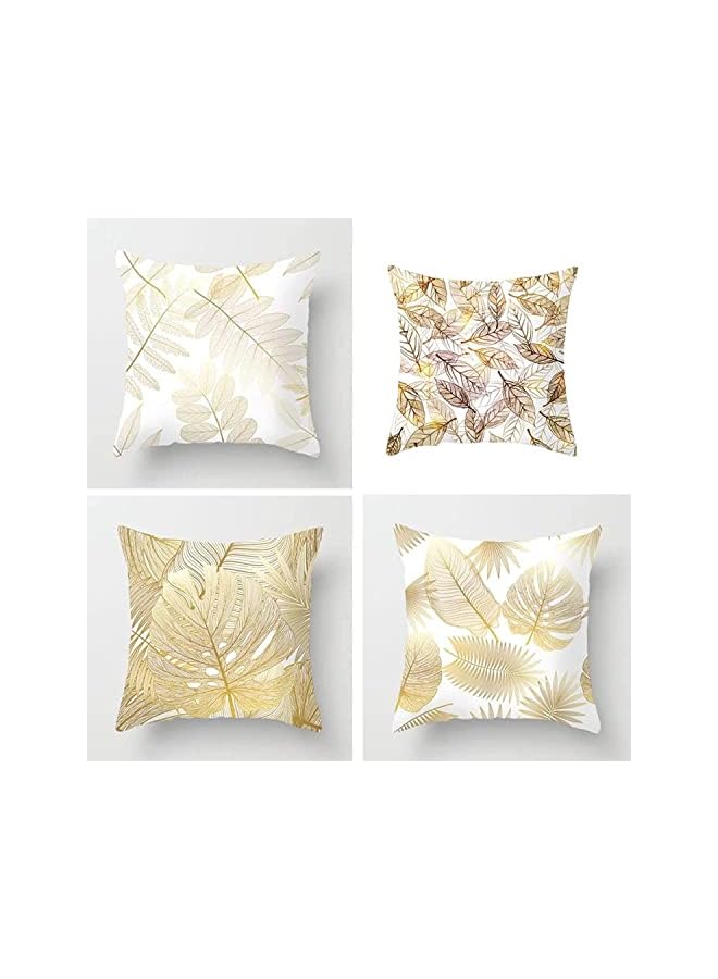 Zaboon Velvet Soft Throw Pillow Covers Living Room Sofa Bedroom Home Decor Square Cushion Cover 18X18 Inch 4 Piece Set - Image 3