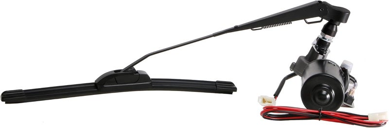 Qarmar 12V Electric UTV Windshield Wiper Motor Kit Fits Polaris Ranger RZR Kawasaki Honda Pioneer Golf Cart Agriculture Vehicle,110 Degree Swing + Wipers (Multi Sizes) - Image 2