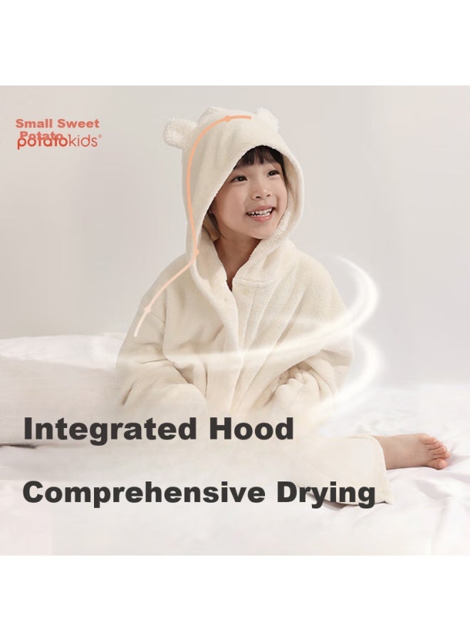 Potatokids Sweet Potato Kids Children's Bathrobe Quick-drying Hooded Boys And Girls - Image 3