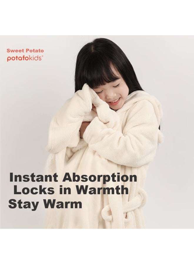 Potatokids Sweet Potato Kids Children's Bathrobe Quick-drying Hooded Boys And Girls - Image 1
