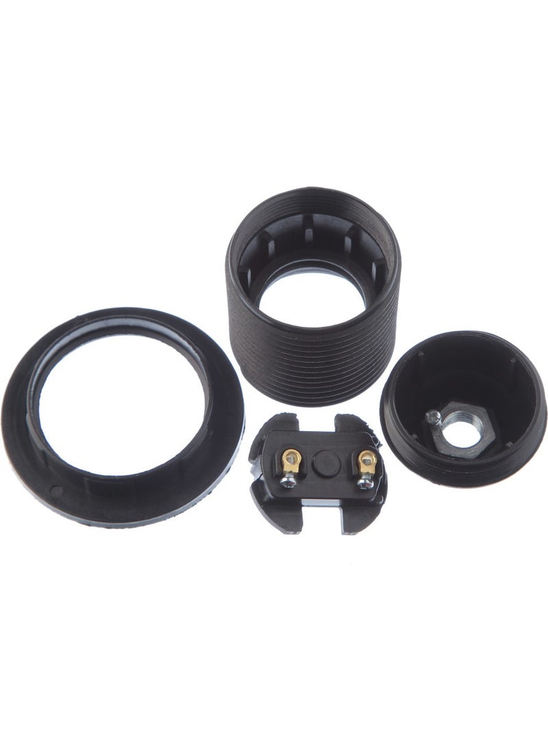 Tek-İş - Single-Work Socket E-27 Bakelite Washer Full Thread - Image 1