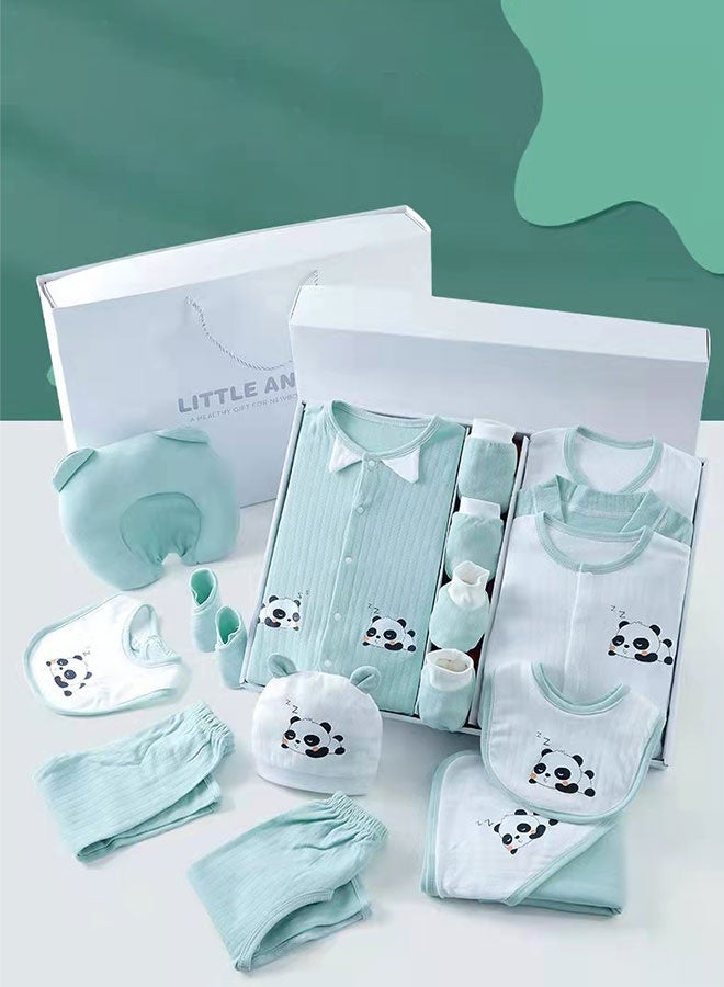 سوبر زي يوث 23 قطعة ملابس الطفل مجموعة ، الوليد لايت هدية مجموعة للبنين والبنات ، الوليد الطفل البنود مع التمريض الوسائد ، 100% قسط القطن-مناسبة أربعة مواسم - Image 2