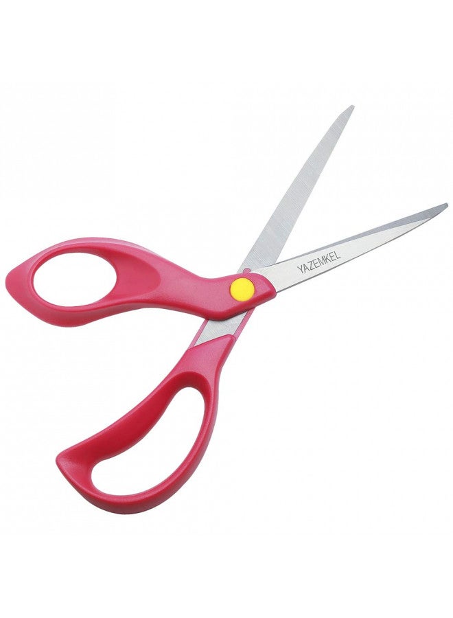 YAZEMKEL Left-Hand Scissors Stainless Steel 3-Pack, 8 inch - Image 3