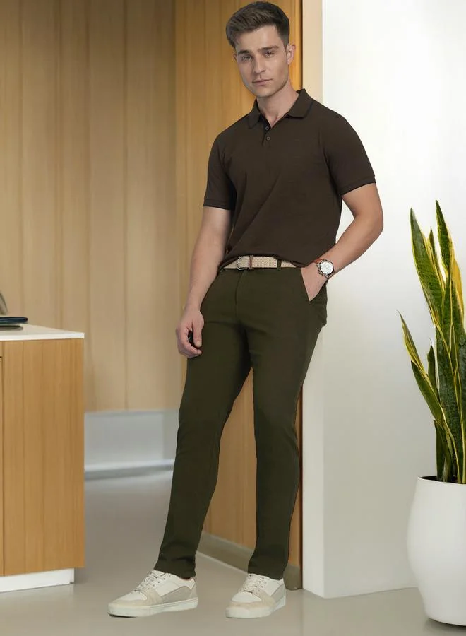 دينيس لينغو تيشيرت رجالي سادة بقصة عادية