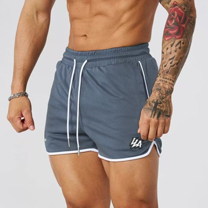 YOUNGLA Mesh Breathable Quick-Dry Sports Shorts for Men - Image 4