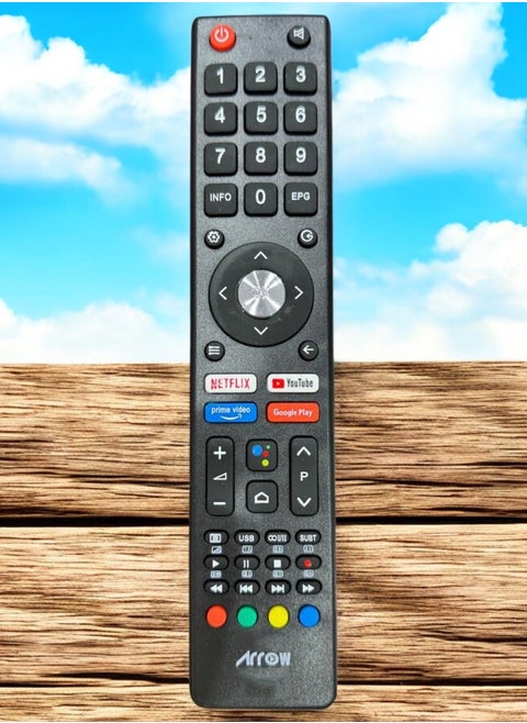 Smart Universal Remote Control for Smart TVs with Streaming App Shortcuts
