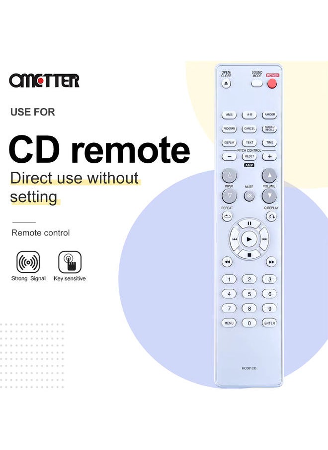 OMETTER - RC001CD for Marantz CD Player CD6002 CD6003 CD6004 CD7003 CD7004 CD8003 CD8004 CD5004 CD5003 - Image 1