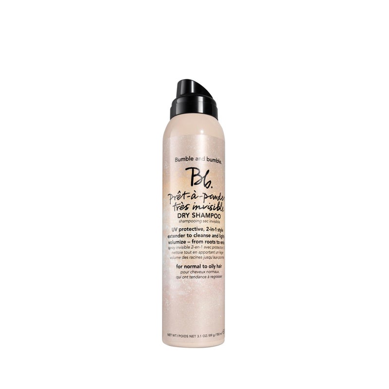Bumble and bumble. PrÃªt-Ã -powder TrÃ¨s Invisible Volumizing Dry Shampoo | Volumizing, Dry-Cleansing, UV Protective + Absorbs Oil | Curly, Wavy, Straight, 3.1 Ounce