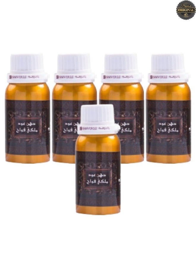 بانافع 5 قطع دهن عود ملكي فواح 10 تولة - Image 1