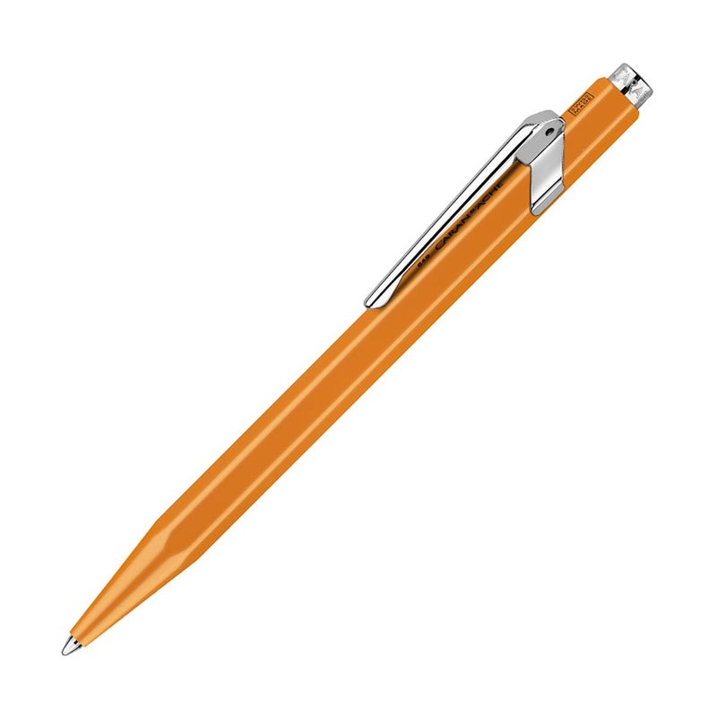 Caran d'Ache CREATIVE ART MATERIALS Caran D'ache Ballpoint Pen Metal Fluor Orange (849.030) - Image 3
