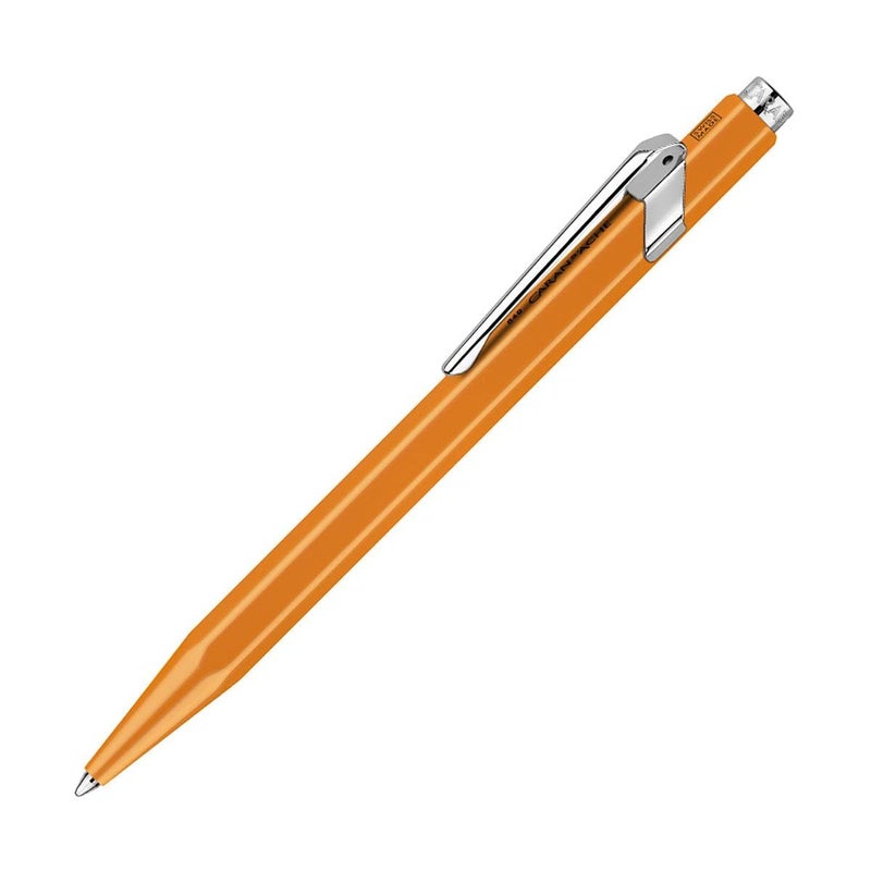 Caran d'Ache CREATIVE ART MATERIALS Caran D'ache Ballpoint Pen Metal Fluor Orange (849.030) - Image 5