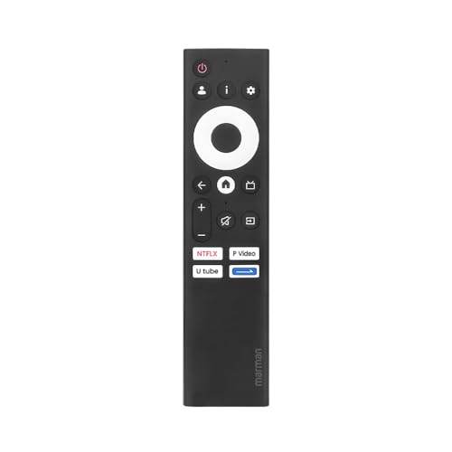 marman® Compatible with Croma Google Tv Remote Control Suitable for Models 43UGC024601 50UGC024602 55UGD307601 CREL032HGC024601 CREL043FGD024601 Smart 4K LED UHD HDR QLED Television Non Voice Command - Image 1
