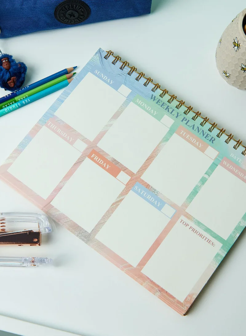 AURORA A4 Abstract Weekly Planner