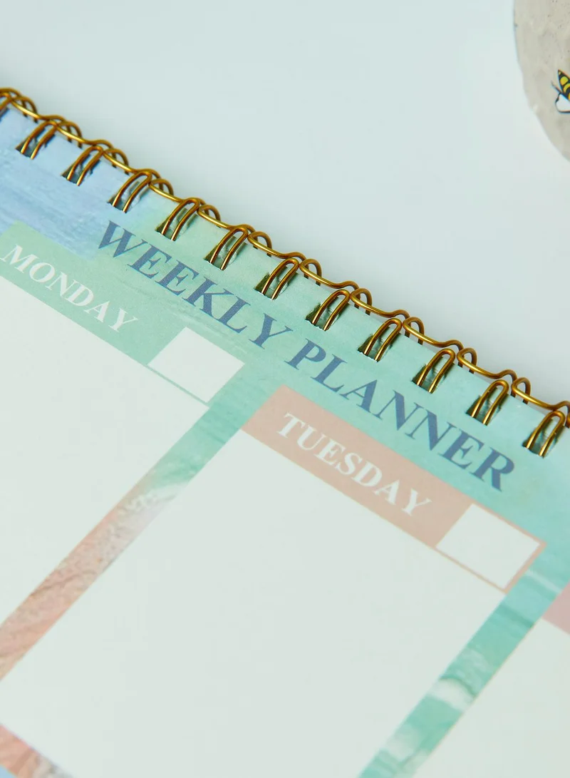 AURORA A4 Abstract Weekly Planner