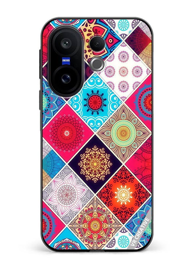 Protective Case Cover For Vivo X200 FE Multicolur Design Multicolour