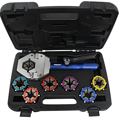 Mastercool Blue 71500-A Hydra-Krimp AC Hose Crimper - Image 1