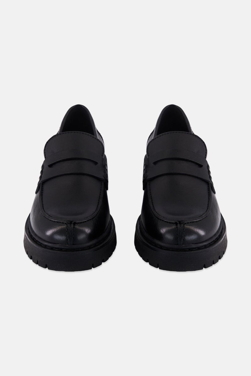GEOX Women D Bleyze K Slip On Casual Shoes, Black - Image 4