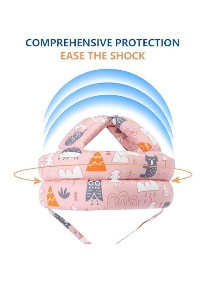 Gonice Hibobi Infant Toddler Helmet, Baby Safety Helmet, Adjustable Baby Head Protector for No Bump Head Cushion Bumper Bonnet Baby Protection Hat for Running Walking Crawling - Image 4