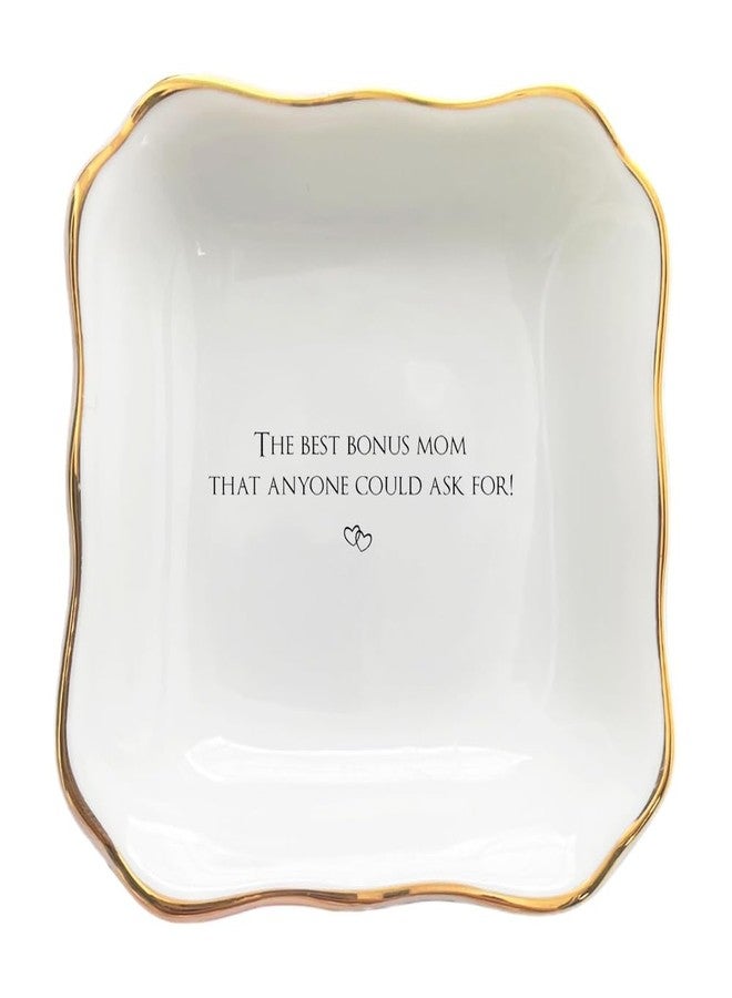 BAT TRANG Ceramic Jewelry Dish-Wedding Gifts for Mom-Mother of The Bride Gift from Bride-Mother of The Groom Gift-Mom Birthday Gift from Daughter (Bonus Mom) - Image 1