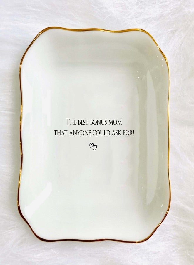 BAT TRANG Ceramic Jewelry Dish-Wedding Gifts for Mom-Mother of The Bride Gift from Bride-Mother of The Groom Gift-Mom Birthday Gift from Daughter (Bonus Mom) - Image 2