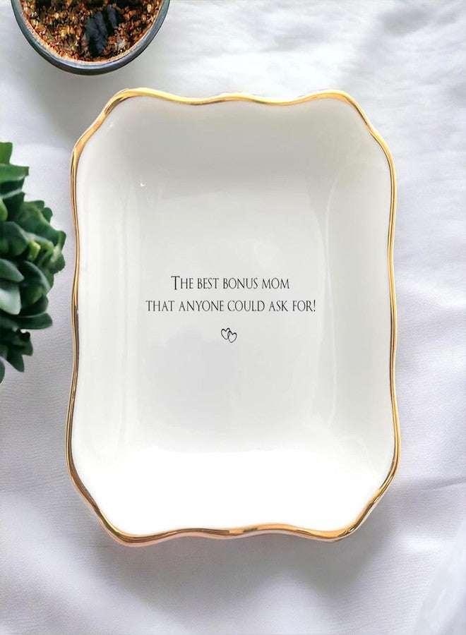 BAT TRANG Ceramic Jewelry Dish-Wedding Gifts for Mom-Mother of The Bride Gift from Bride-Mother of The Groom Gift-Mom Birthday Gift from Daughter (Bonus Mom) - Image 5