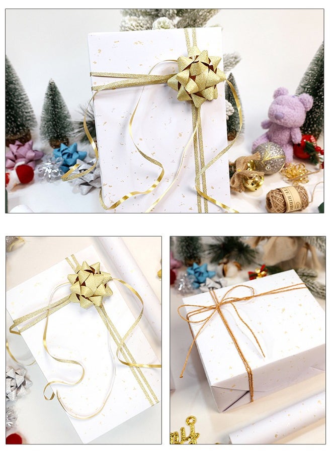 Zeemey Wrapping Paper Rolls, 3 Rolls Premium Gift Wrapping Paper 17 inch(43cm) x 120 inch(300cm) Per Roll, Birthday Wrapping Paper for Birthday Wrapping Paper, Baby Shower, Party (Black,White,Green)  - Image 3