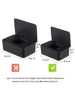 Moorfowl Moorfowl Makeup Remover Wipes Dispenser,7.28" L * 4.80" W *2.75" H, Makeup Wipes Holder Box Chic Wipes Container for Bathroom Vanity Dressing Table (White)  - Image 2