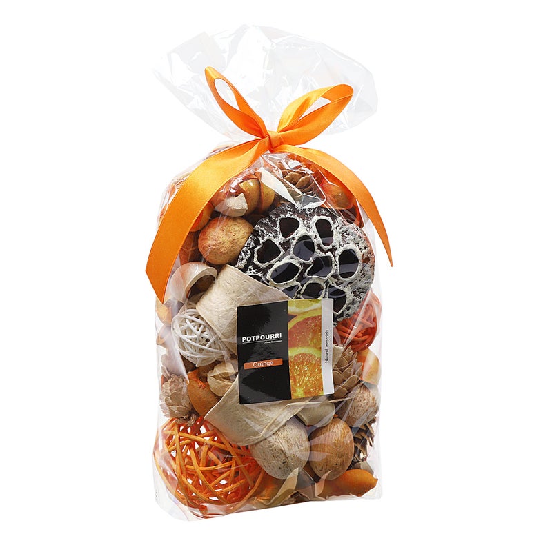 Qingbei Rina Qingbei Rina Potpourri BagsBurnt Orange Scented Potpourri Bowl FillerDecorative Dried FlowerHome Fragrance Bathroom Decor99 oz 