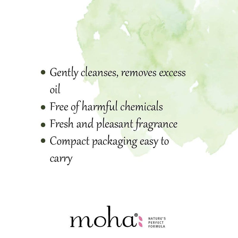 moha Herbal Face Wash Each 200 ML Face Wash With Goodness Of Neem Aleovera Cucumber Rose Yashtimadhu Which Keep Skin Healthy Soft Glowing For All Skin Type Pack of 2 - Image 3