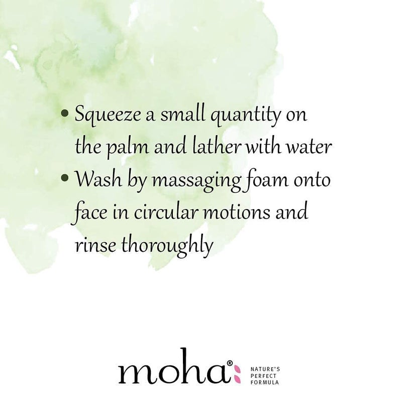 moha Herbal Face Wash Each 200 ML Face Wash With Goodness Of Neem Aleovera Cucumber Rose Yashtimadhu Which Keep Skin Healthy Soft Glowing For All Skin Type Pack of 2 - Image 4