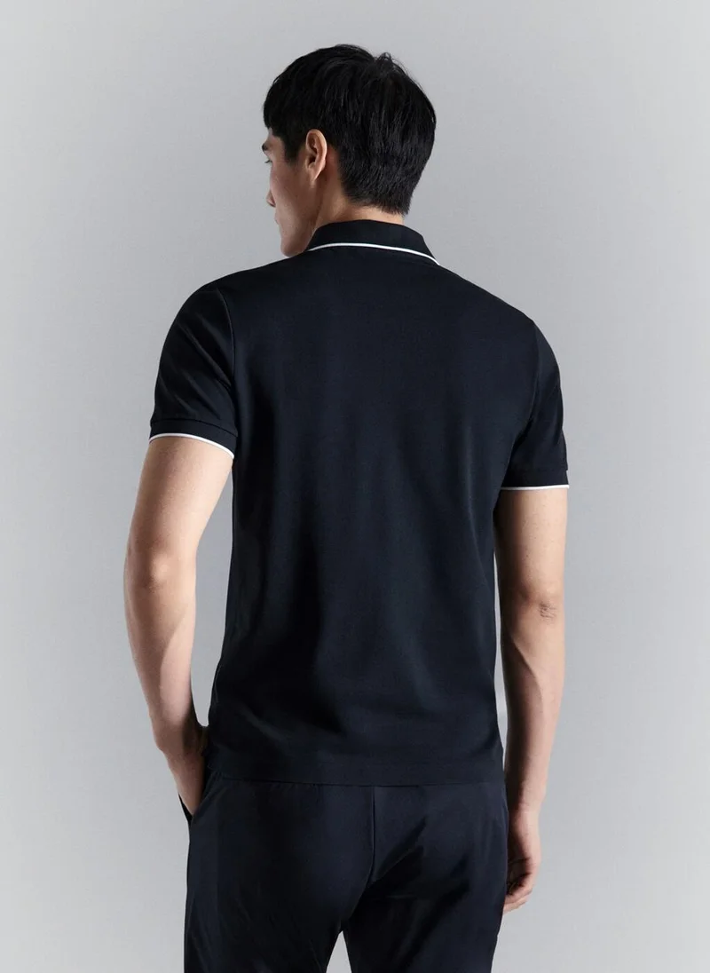 Mango Man Comfort stretch Coolmax ® piqué polo