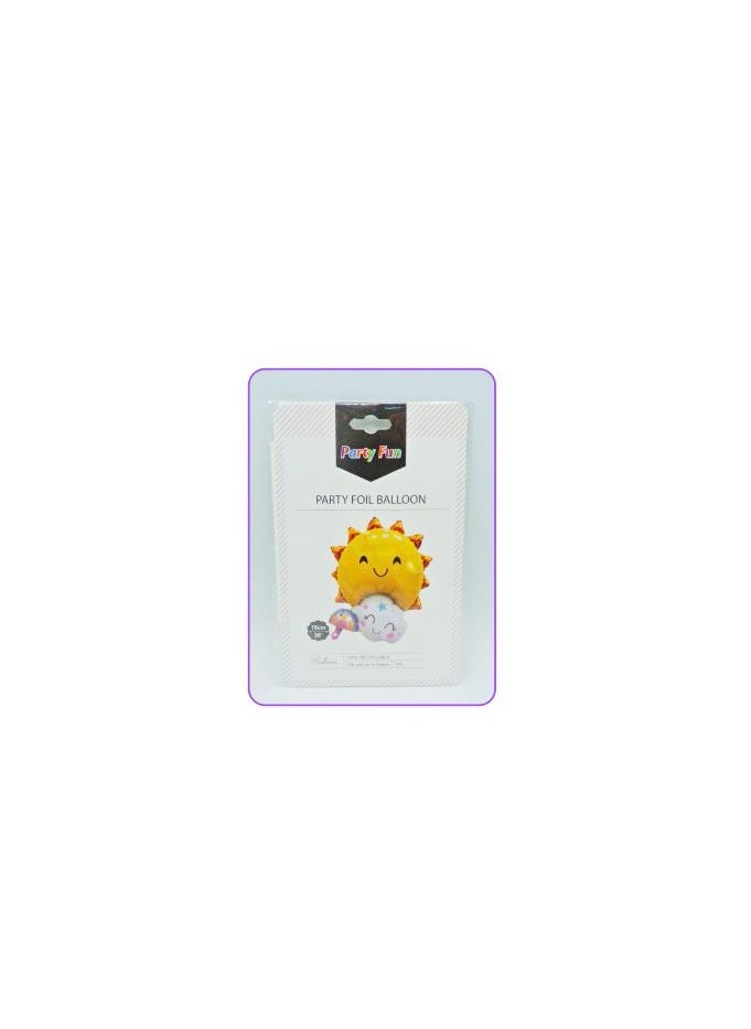 بارتي فن احباط بالون تصميم الشمس ، 1 قطعة ، اجلب الإشراق إلى احتفالاتك - Image 3