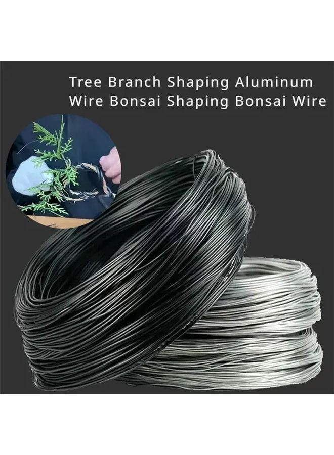 1mm x 393 7 Inch Black Aluminum Wire Flexible Craft Branch Shaping Tool - Image 4