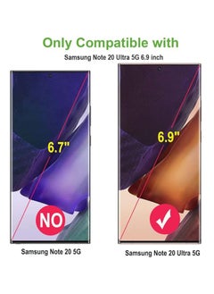 Generic 1Pack Privacy Screen Protector Tempered Glass for Samsung Galaxy Note 20 Ultra , Scratch-Resistant, Anti Spy  - Image 2