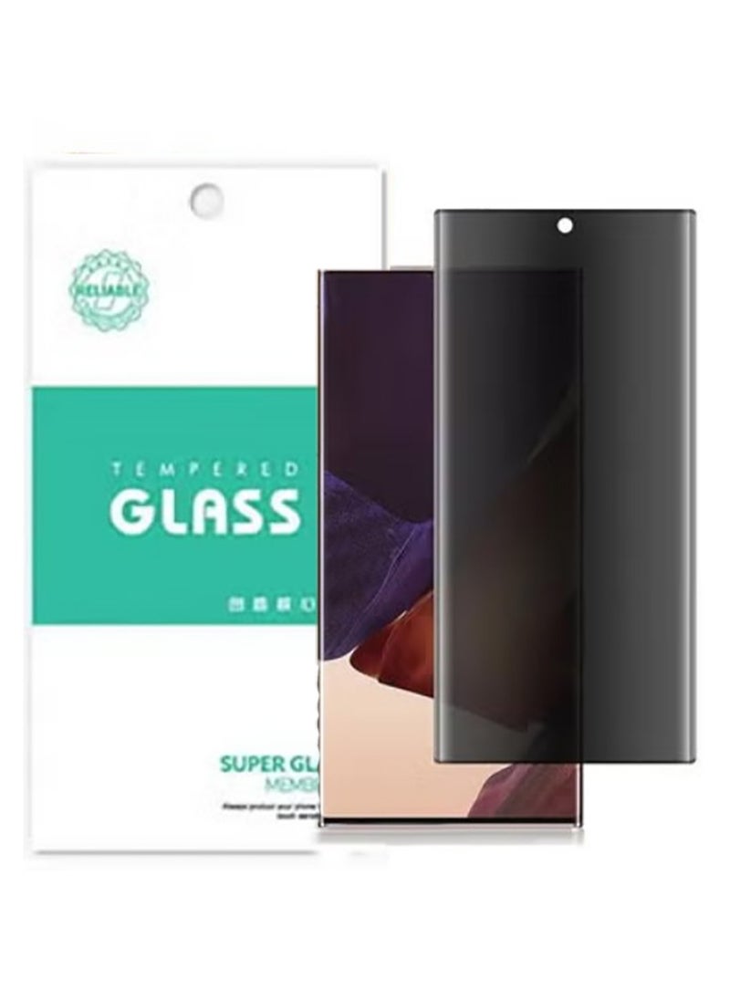 Generic 1Pack Privacy Screen Protector Tempered Glass for Samsung Galaxy Note 20 Ultra , Scratch-Resistant, Anti Spy  - Image 1