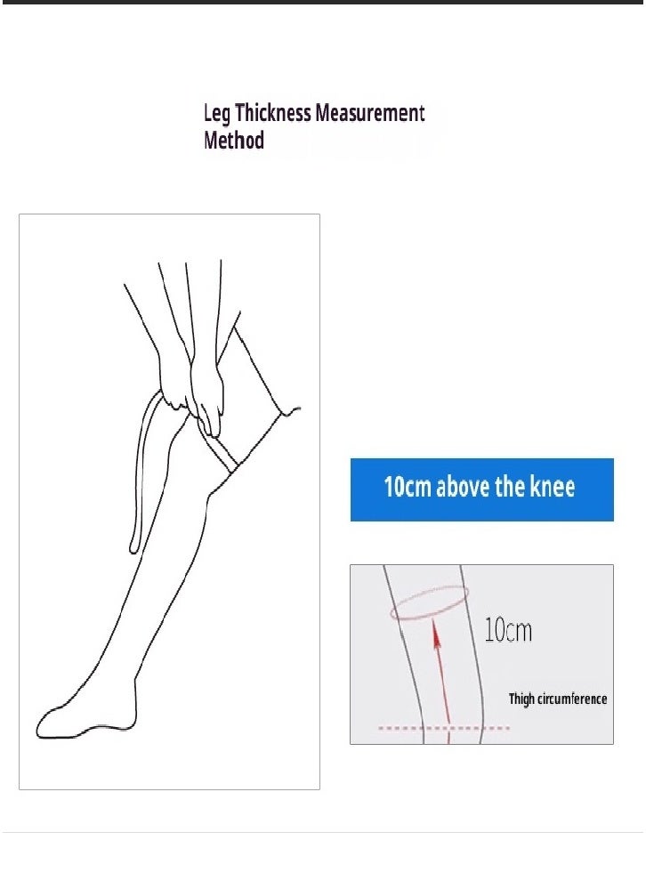 Upgraded Knee Implant - Full Leg Brace - Straight Knee Splint - Provides Comfortable and Rigid Support for Pre- and Post-Operative Knee Surgery, Injury, or Surgery Recovery (Black) - Image 4